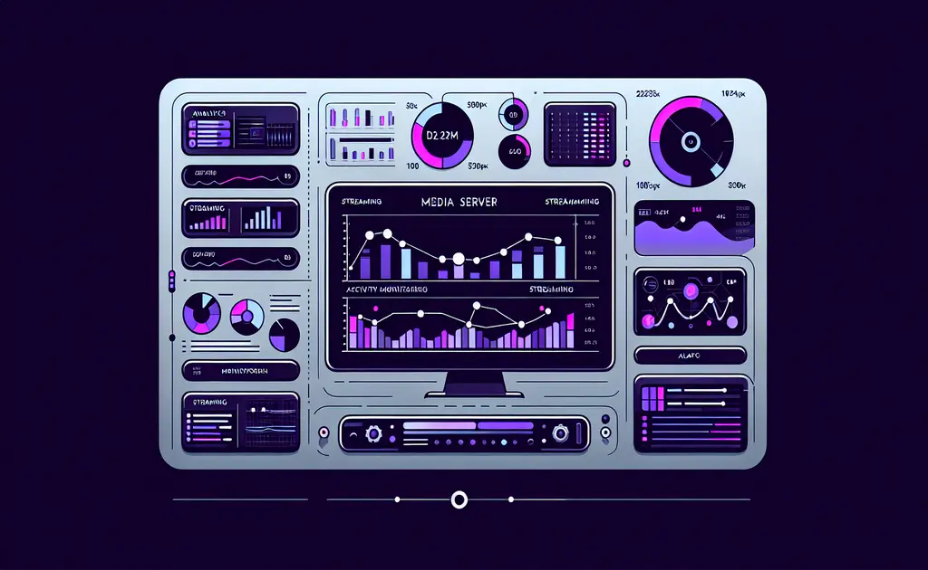 Tautulli Docker Compose dashboard mostrando estadísticas de Plex Media Server