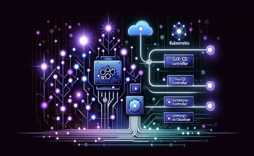 Flux Kubernetes: operador GitOps reconciliando manifiestos en el clúster