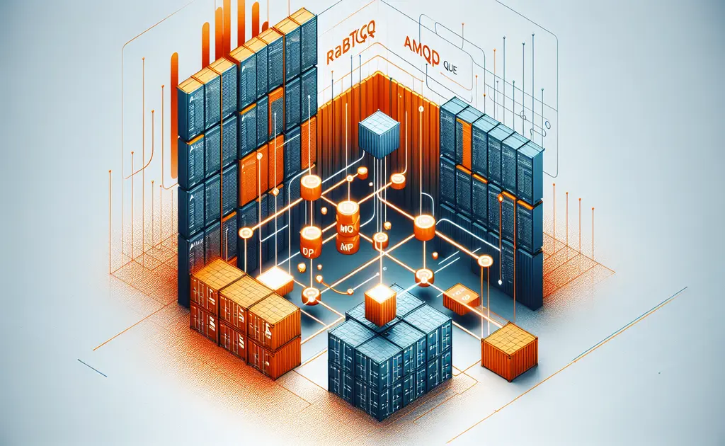 RabbitMQ Docker Compose: broker AMQP con panel de gestión