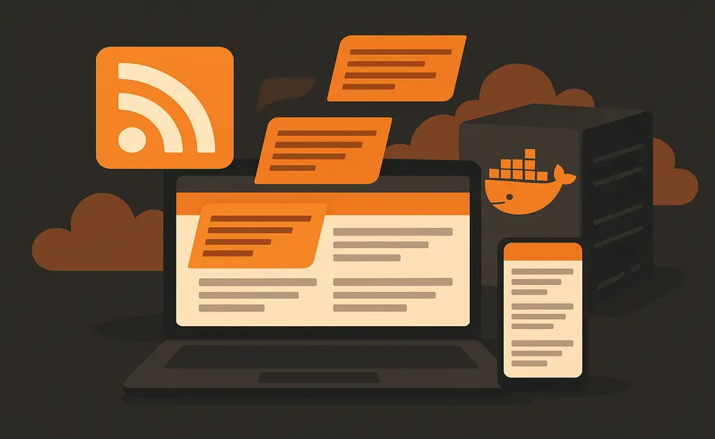 FreshRSS Docker Compose - lector de feeds RSS self-hosted