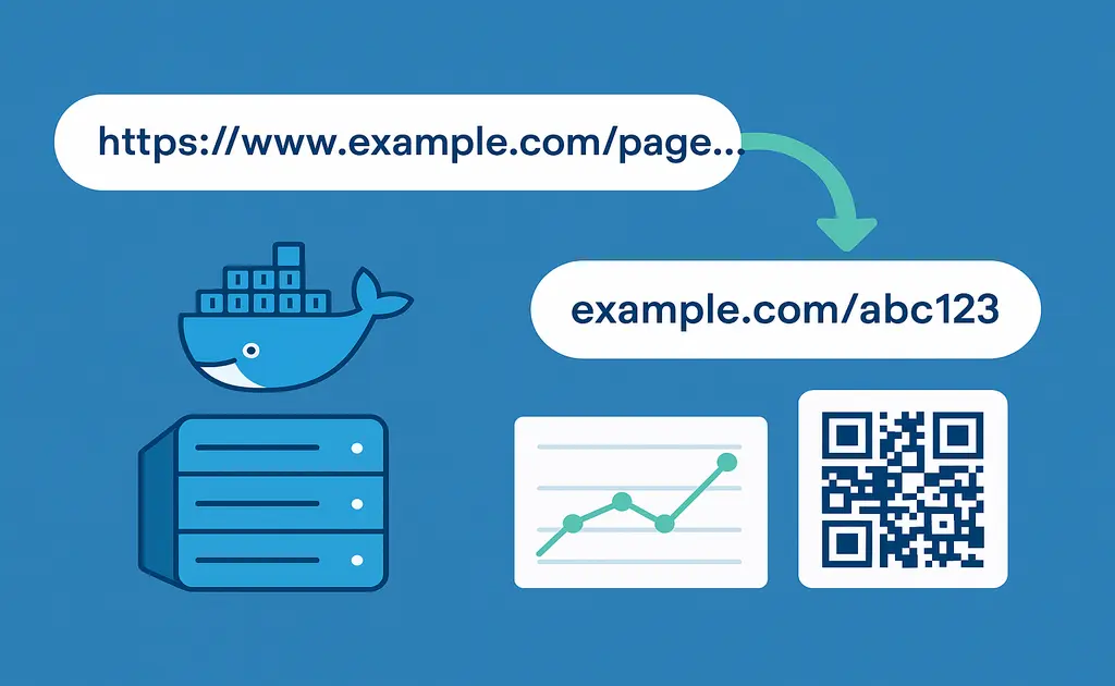 Shlink Docker Compose - acortador de URLs self-hosted con estadisticas